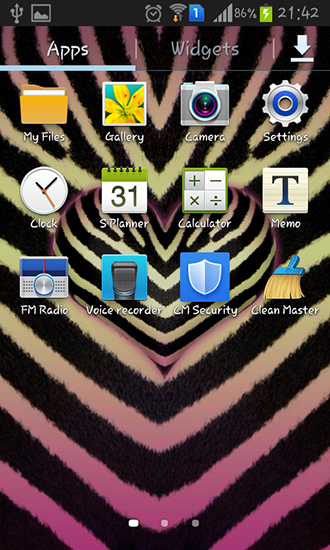 Скриншот экрана Pink zebra на телефоне и планшете.