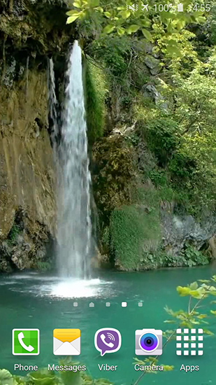 Скриншот экрана Plitvice waterfalls на телефоне и планшете.
