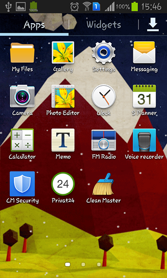 Скриншот экрана Polygon hill на телефоне и планшете.
