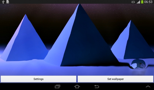 Скриншот экрана Pyramids на телефоне и планшете.