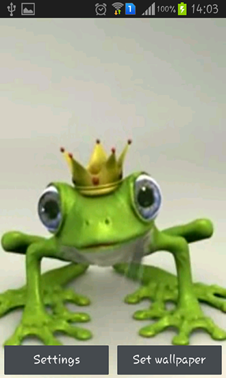 Скриншот экрана Royal frog на телефоне и планшете.