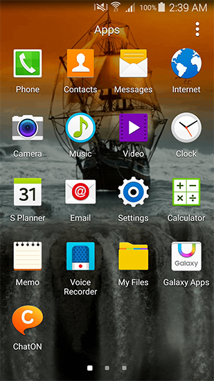 Скриншот экрана Sailboat на телефоне и планшете.