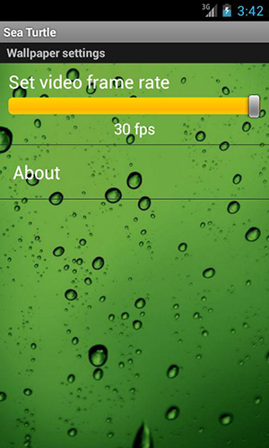 Скриншот экрана Sea turtle на телефоне и планшете.