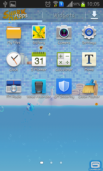 Скриншот экрана Shark dash на телефоне и планшете.