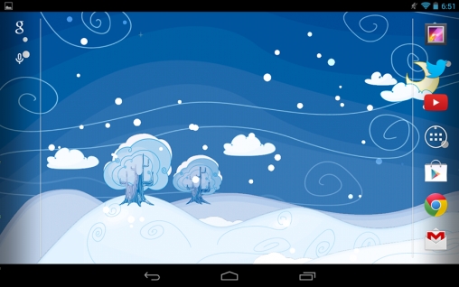 Скриншот экрана Siberian night на телефоне и планшете.
