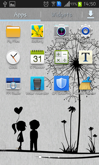 Скриншот экрана Simple love на телефоне и планшете.