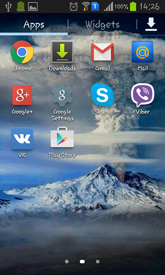 Скриншот экрана Smoke volcano на телефоне и планшете.