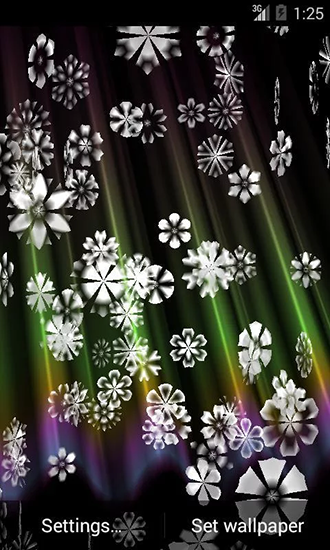 Скриншот экрана Snow 3D на телефоне и планшете.