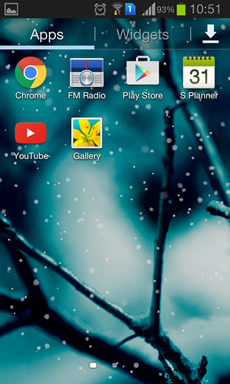 Скриншот экрана Snowfall by Divarc group на телефоне и планшете.