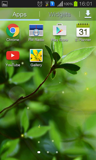 Скриншот экрана Spring buds на телефоне и планшете.