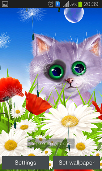 Скриншот экрана Spring: Kitten на телефоне и планшете.