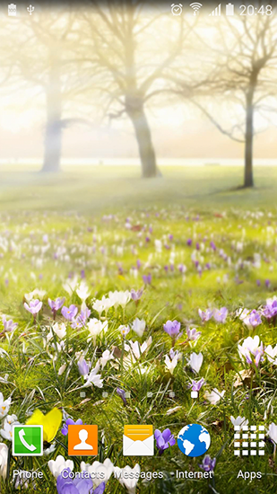 Скриншот экрана Spring landscapes на телефоне и планшете.