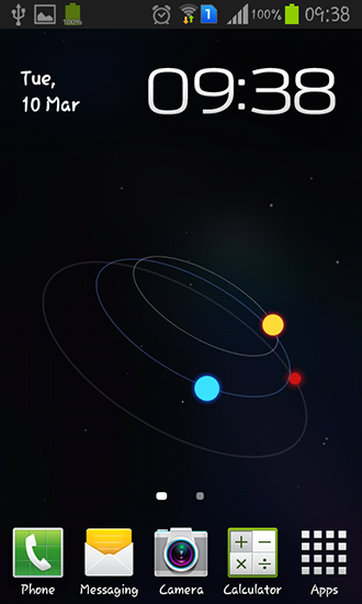 Скриншот экрана Star orbit на телефоне и планшете.