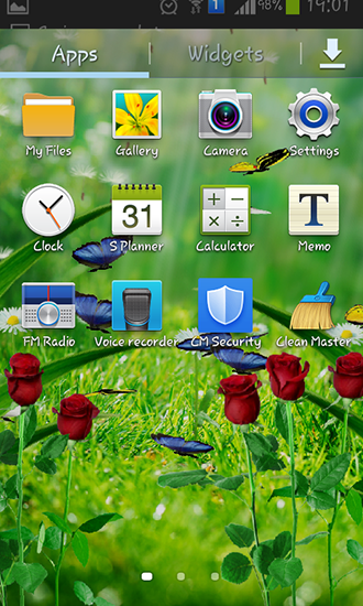 Скриншот экрана Summer garden на телефоне и планшете.