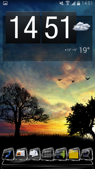 Скриншот экрана Sunset Hill на телефоне и планшете.