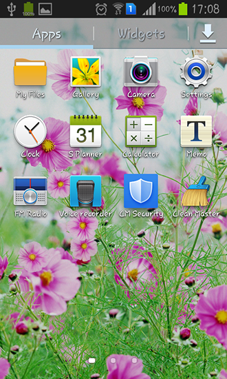 Скриншот экрана Sweet flowers на телефоне и планшете.
