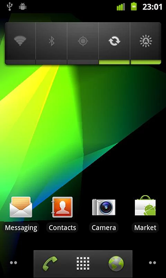 Скриншот экрана Symphony of colors на телефоне и планшете.