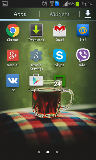 Скриншот экрана Teatime на телефоне и планшете.