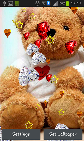 Скриншот экрана Teddy bear: Love на телефоне и планшете.