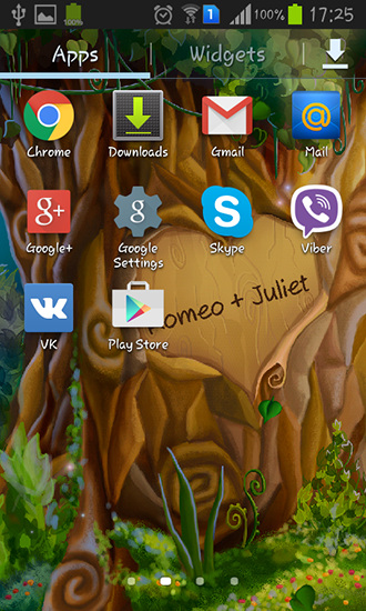 Скриншот экрана Tree of love на телефоне и планшете.