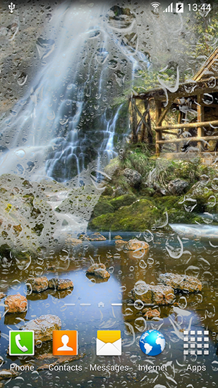 Скриншот экрана Waterfalls на телефоне и планшете.