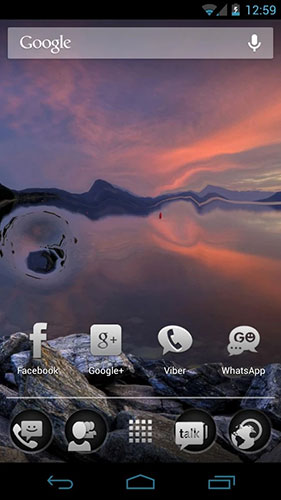 Скриншот экрана Waterize на телефоне и планшете.