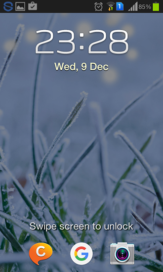 Скриншот экрана Winter grass на телефоне и планшете.