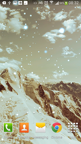 Скриншот экрана Winter mountain на телефоне и планшете.