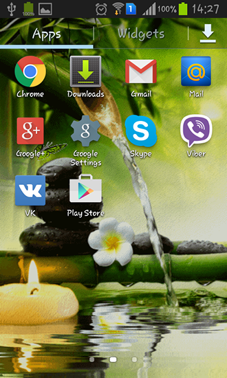 Скриншот экрана Zen garden на телефоне и планшете.