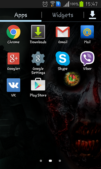 Скриншот экрана Zombie eye на телефоне и планшете.