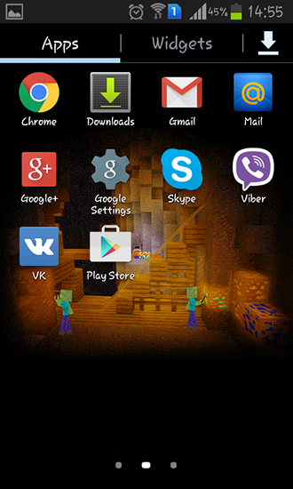 Скриншот экрана Zombiemine на телефоне и планшете.
