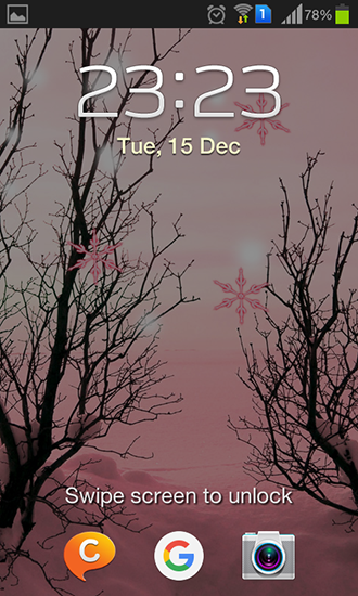 Pink winter