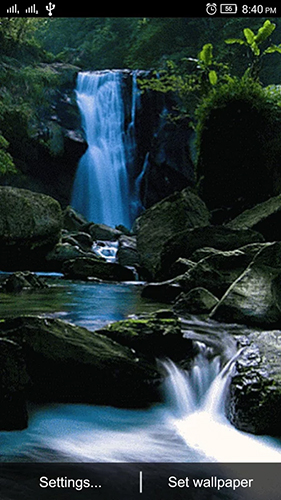 Waterfall 3D by World Live Wallpaper