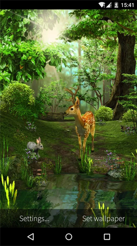 Deer and nature 3D