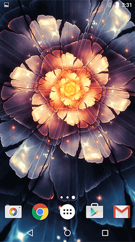 Glowing flowers by Free Wallpapers and Backgrounds