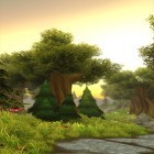Кроме живых обоев на Андроид Fantasy magic touch, скачайте бесплатный apk заставки Amazing Forest.