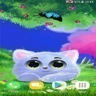 Кроме живых обоев на Андроид Lavender by orchid, скачайте бесплатный apk заставки Animated cat.