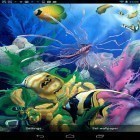 Кроме живых обоев на Андроид Birds sounds and ringtones, скачайте бесплатный apk заставки Aquarium 3D by Shyne Lab.