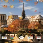 Кроме живых обоев на Андроид Car and model, скачайте бесплатный apk заставки Autumn in Paris.