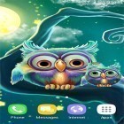 Кроме живых обоев на Андроид The real aquarium, скачайте бесплатный apk заставки Cute owls.