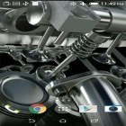 Кроме живых обоев на Андроид Electric screen, скачайте бесплатный apk заставки Engine V8 3D.