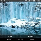 Кроме живых обоев на Андроид Flightless bird, скачайте бесплатный apk заставки Frozen waterfall.