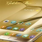 Кроме живых обоев на Андроид Night nature HD, скачайте бесплатный apk заставки Gold theme for Samsung Galaxy S8 Plus.
