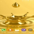 Кроме живых обоев на Андроид Material design 3D, скачайте бесплатный apk заставки Gold.
