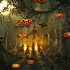 Кроме живых обоев на Андроид Wall clock, скачайте бесплатный apk заставки Halloween by FlipToDigital.