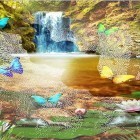 Кроме живых обоев на Андроид Autumn by 3D Top Live Wallpaper, скачайте бесплатный apk заставки Jungle waterfall.