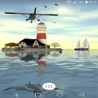 Кроме живых обоев на Андроид Inferno galaxy, скачайте бесплатный apk заставки Lighthouse 3D.