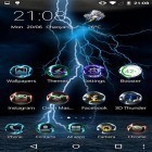 Кроме живых обоев на Андроид Ghost touch, скачайте бесплатный apk заставки Lightning storm 3D.