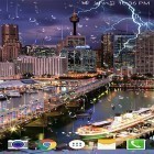 Кроме живых обоев на Андроид Cubetronix, скачайте бесплатный apk заставки Lightning storm by live wallpaper HongKong.