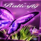 Кроме живых обоев на Андроид Romantic by My Live Wallpaper, скачайте бесплатный apk заставки Neon butterfly 3D.